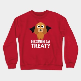 Cocker Spaniel Halloween Trick or Treat Crewneck Sweatshirt